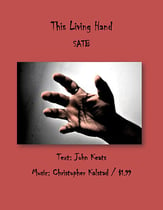 This Living Hand SATB choral sheet music cover